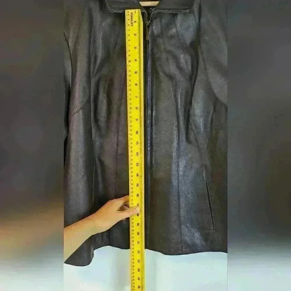 East 5th Brown Genuine Leather Jacket Women's Size 1 Extra - Picture 13 of 15